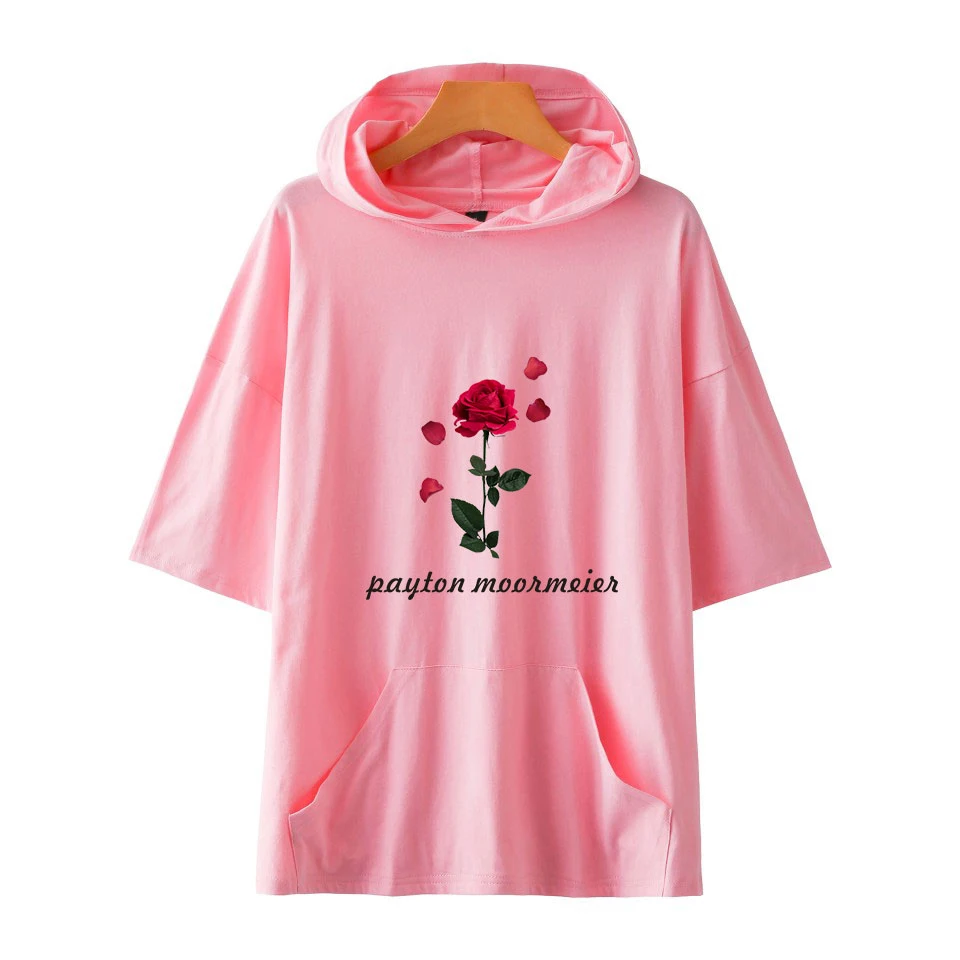 Payton Moormeier Aukštos Kokybės Spausdinta Gobtuvu marškinėliai Moterims/Vyrams Vasaros trumpomis Rankovėmis Tshirts 2020 Karšto Pardavimo Drabužių Streetwear