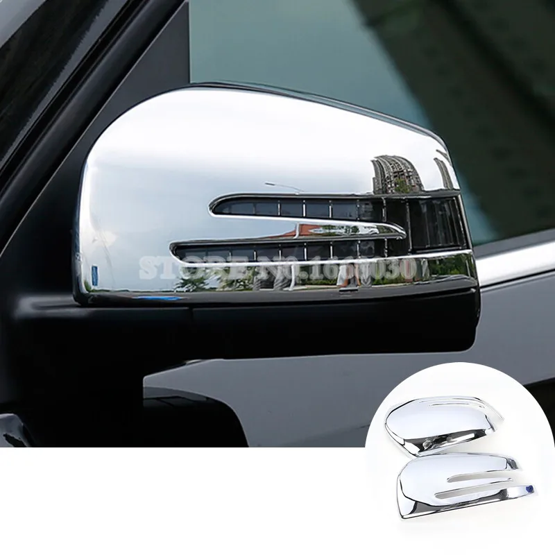 ABS Pusės galinio vaizdo Veidrodžio Apdaila Padengti 2vnt Benz ML W166 2012-m GL X166 2013-M. Automobilių accesories interjero Automobilio Apdaila