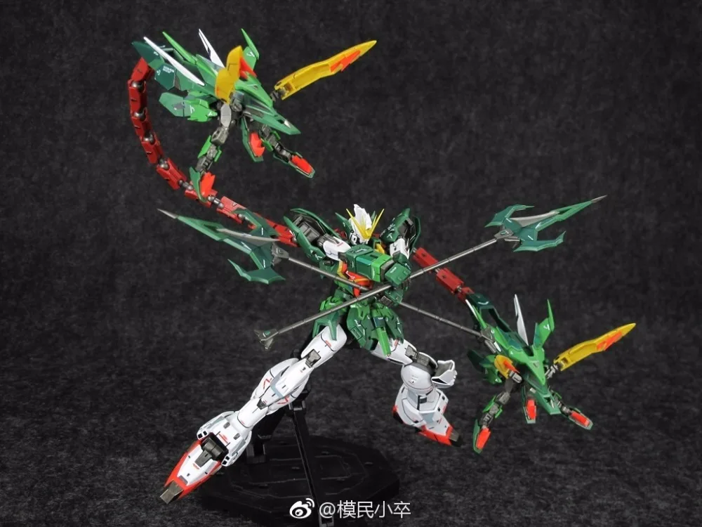 SUPER NOVA Gundam MG 1/100 Dvivietis vadovas dragon 01 XXXG-01SS Testamento Mobile Suit Anime Veiksmas Duomenys Surinkti Modelį Rinkiniai