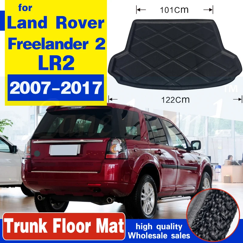 Profesinės Vandeniui Neleidžiančioms Slysti Automobilio Galinės Bagažo Skyriaus Grindų Kilimėlis Krovinių Įkrovos Linijinės Kilimų Dangtelis Dėklas Land Rover Freelander 2 2006-15