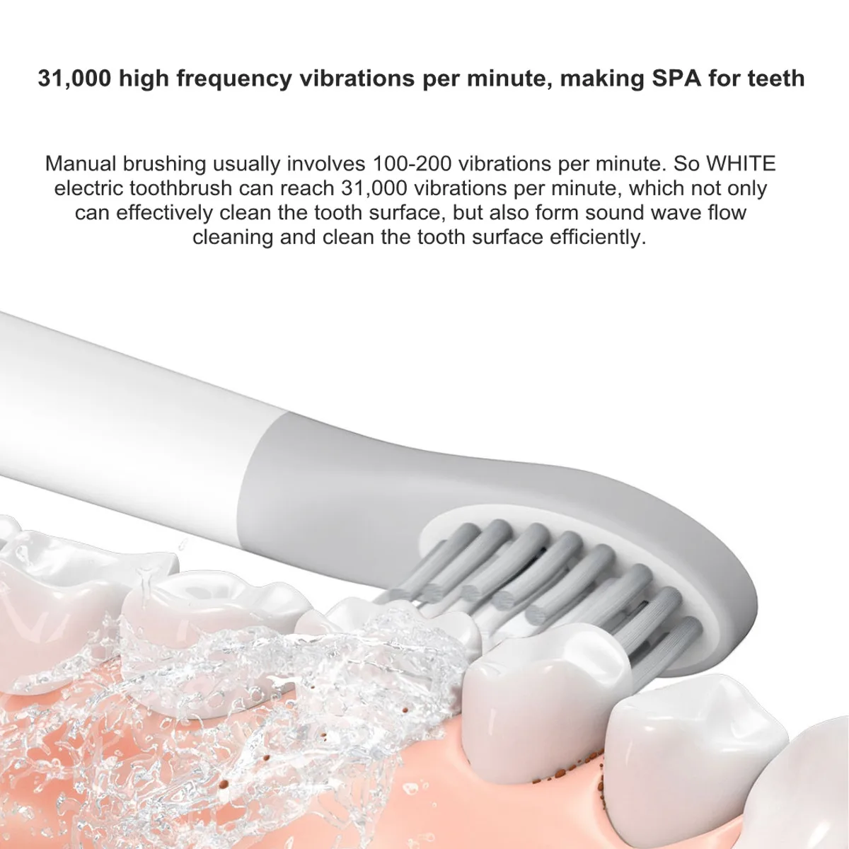 Originalus Xiaomi Mijia T100 Mi Smart Elektros dantų šepetėlį 46g 2 Greitis Xiaomi Sonic dantų šepetėlį Balinimo priemonės, Burnos Priežiūros Zonoje Priminimas