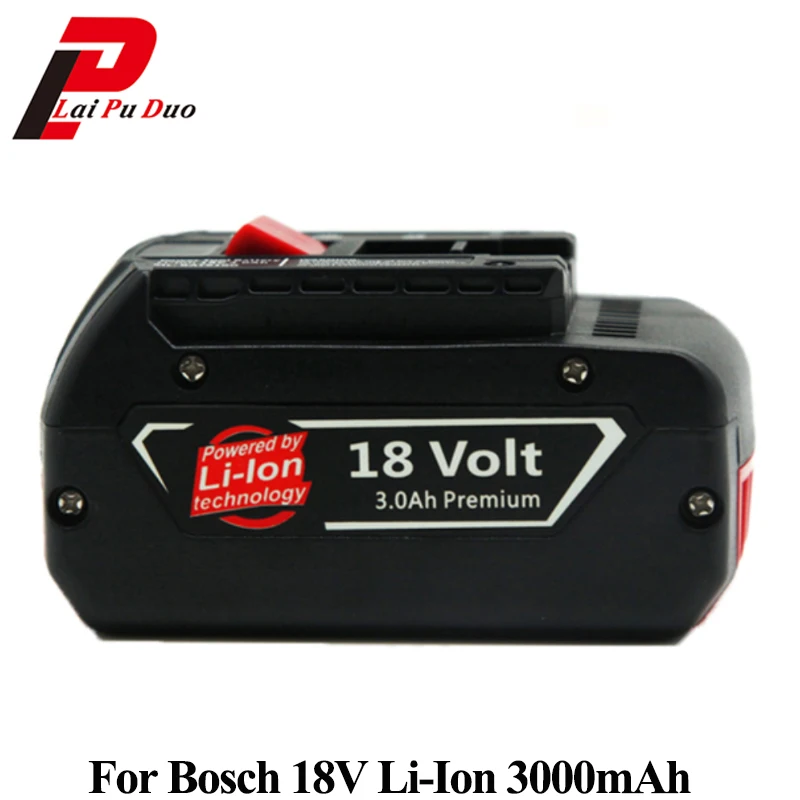 18V 3.0 Ah Li-ion baterijos Pakeitimo Bosch GSR18-Li,BAT609,BAT618,2607336236,BAT609G,BAT618G,17618,37618,DGSH181,JSH180