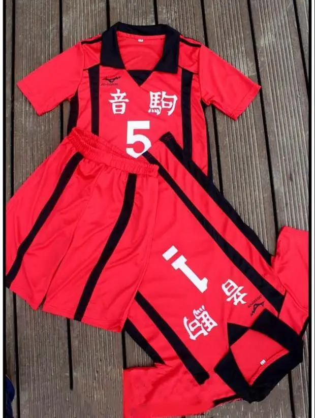 Haikyuu Į Viršų Nekoma vidurinės Mokyklos Uniformą Tetsurou Kuroo Kozume Kenma Jersey Cosplay Kostiumų Nustatyti Tinklinio Komandos Sportinės aprangos