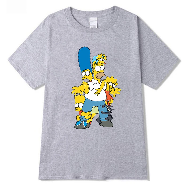 2020 m. Simpson T-shirt Anime T Shirts Juokinga T Marškinėliai Spausdinami Mens Viršūnes Hip-Hop