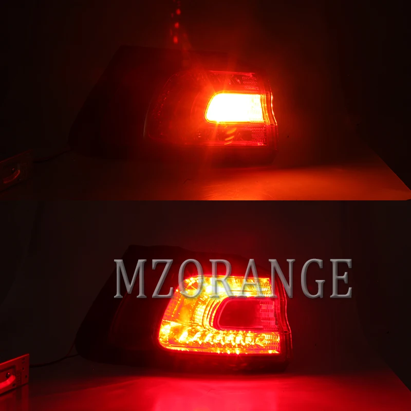 MZORANGE Uodegos Šviesos Jeep cherokee-2017 LED Išorinėje Pusėje Liekamosios Stabdymo stabdžių Žibintas priešrūkinis žibintas Reflektoriaus Šviesa