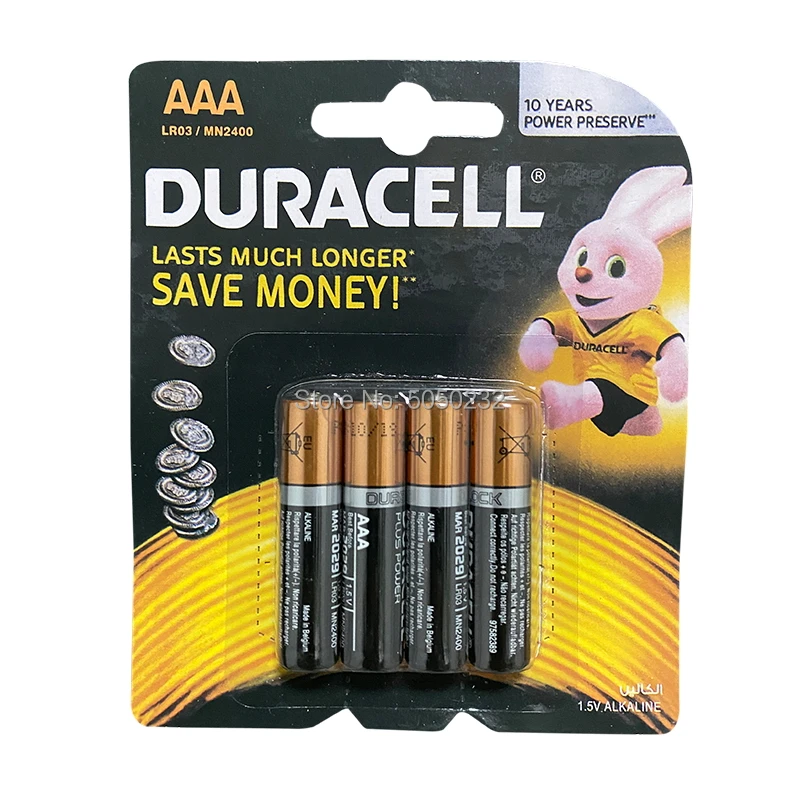 20PCS Originalus DURACELL 1,5 V AAA Šarminės Baterijos LR03 Elektriniai dantų šepetėlis Žaislas Žibintuvėlis Pelės laikrodis Sausas Pirminės Baterijos