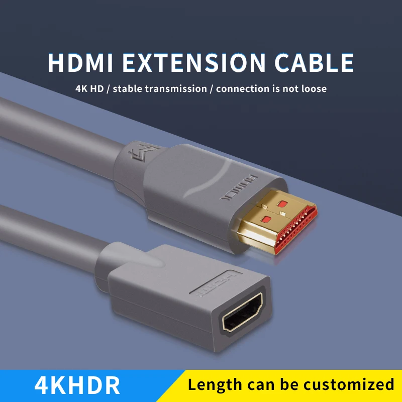 Anmck HDMI Kabelis-prailgintojas 4K 60Hz HDMI 2.0 High Speed HDMI Extender Vyrų ir Moterų Kabelis, HDTV Nintend Jungiklis PS4/3 1m 2m 3m