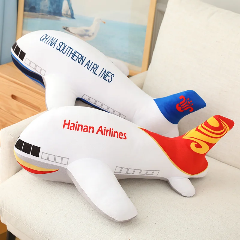 40cm 60cm 80cm Dydžio Modeliavimo Lėktuvo Pliušiniai Žaislai Vaikams Miega Atgal Pagalvėlės Minkštos Orlaivių Įdaryti Apdailos Lėlės Dovana