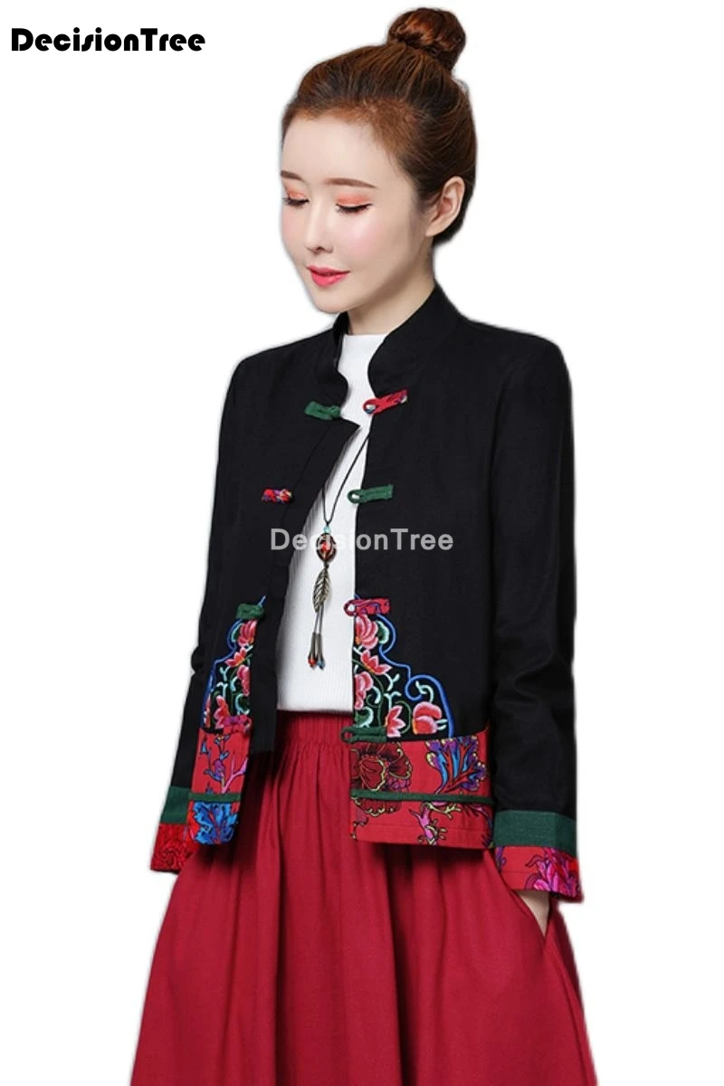 2021 kinijos kimono megztinis hanfu palaidinė tradicinės kinų drabužiai moterims siuvinėjimo qipao viršūnes kinijos qipao palaidinė