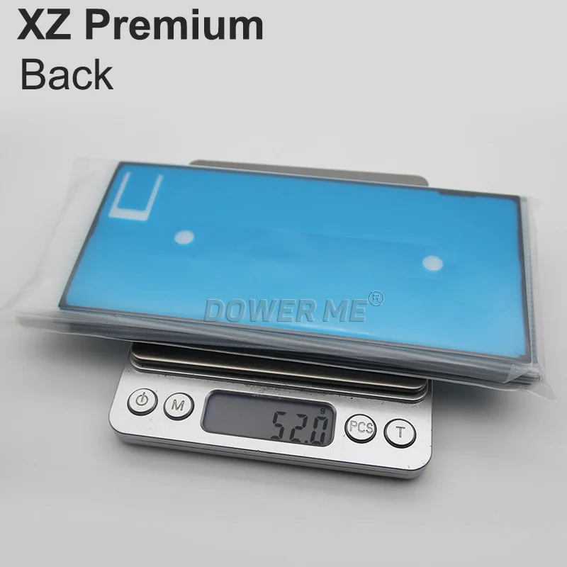 Dower Man 20Pcs/Daug Sony Xperia XZ Premium XZP G8142 G8141 Lcd Ekranas Lipdukas Priekyje Rėmo Klijų Galinį Dangtelį, Klijai, Pilnas Komplektas