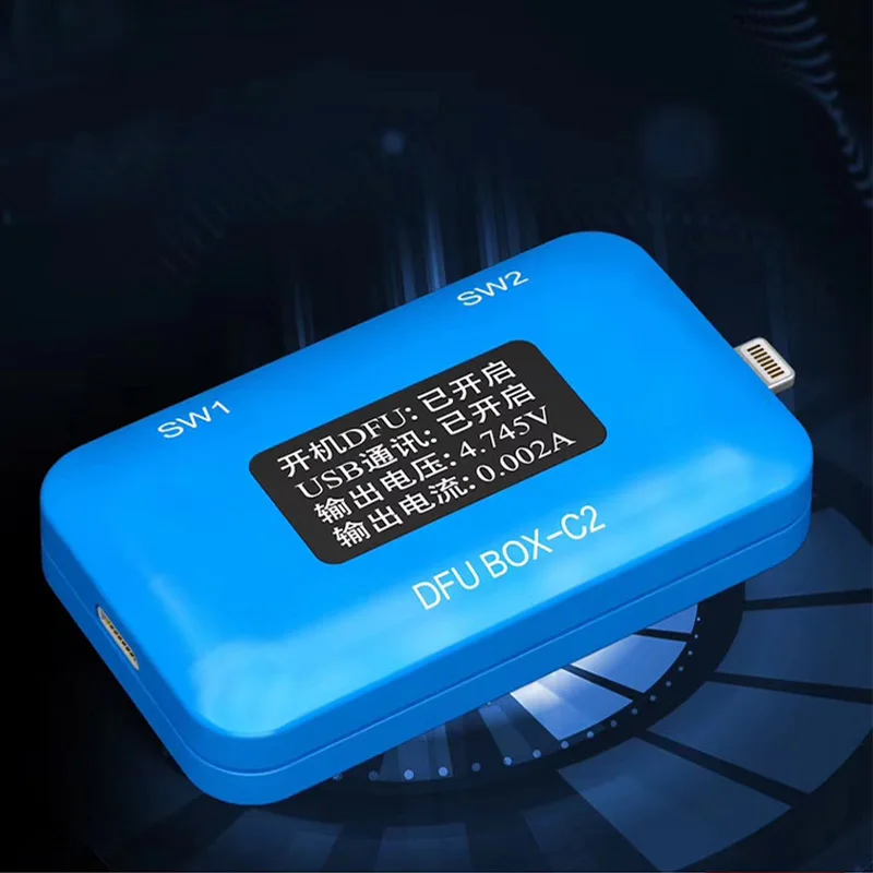 JC DFU BOX-C2 4 in 1 Telefonų Atkurti Programuotojas Vieną Mygtuką, Įkrovos Kontrolės linija SN/ECID Reader USB Srovės/Įtampos Detektorius JC C2