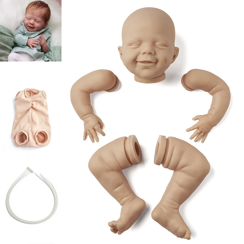 RBG Reborn Rinkinio 20 Cm Reborn Baby Vinilo Lėlės Rinkinys balandžio Unpainted Nesurinkti Nebaigtų Lėlės Dalys 