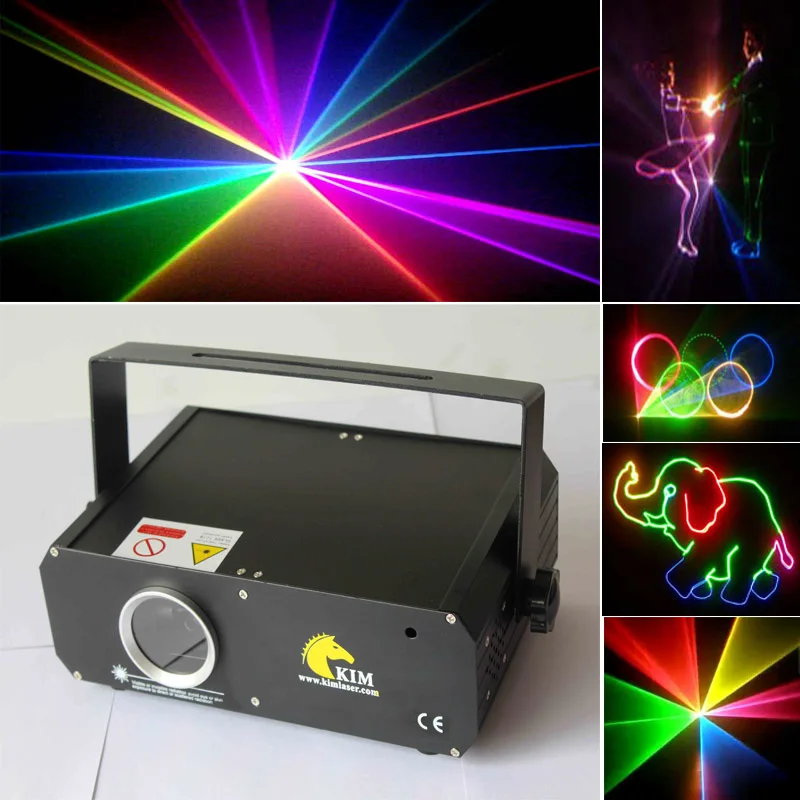 Mini 1W 2D/3D RGB su SD Kortelės (635nm) lazerio spindulys ir animacija, disco/dj/etapas/ktv/pub apšvietimas