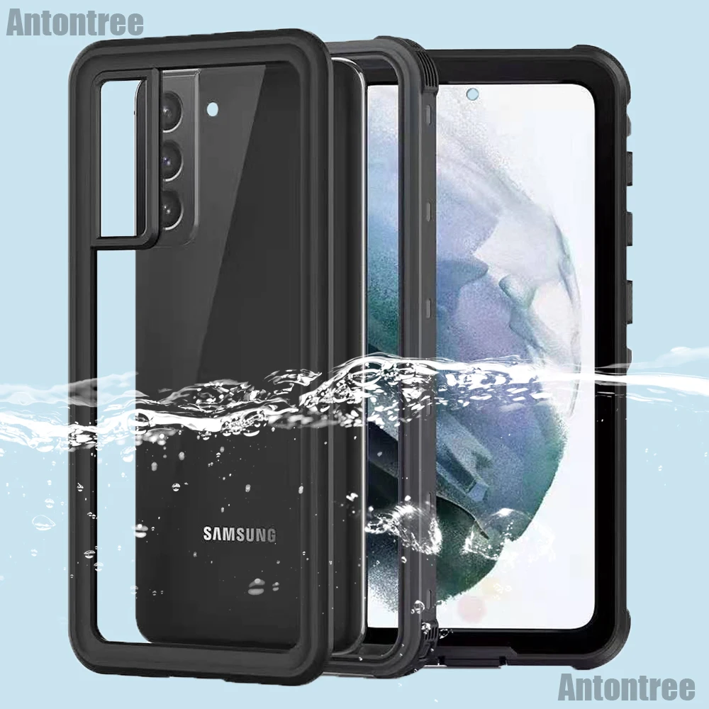 S21 Itin atsparus Vandeniui Case For Samsung Galaxy S21 Ultra 5G S21+ Atveju IP68 atsparus smūgiams Plaukimo Įrodymas, Telefono dėklas Povandeninis Dangtis