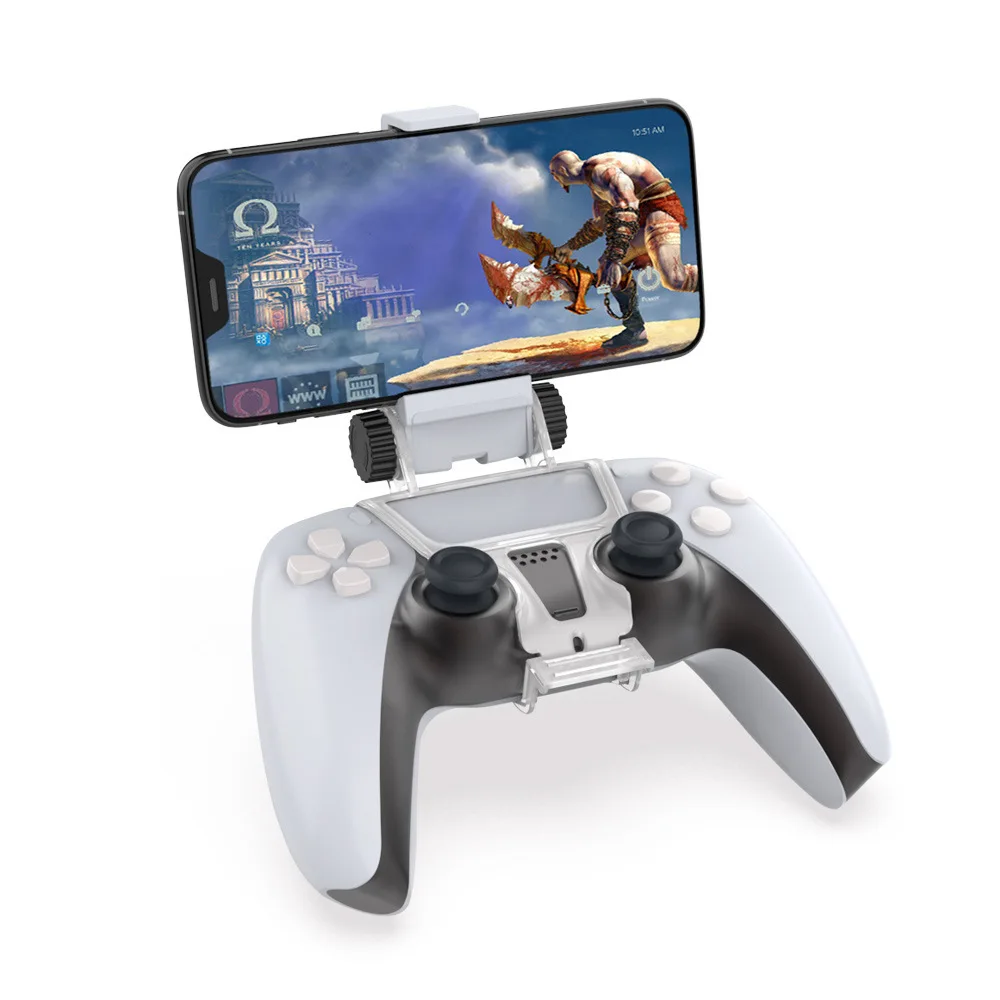 Mobiliojo Telefono Gamepad Tvirtinimo Apkaba, Skirta PS5 Valdytojas Žaidimas Stovėti DualSense Priedai