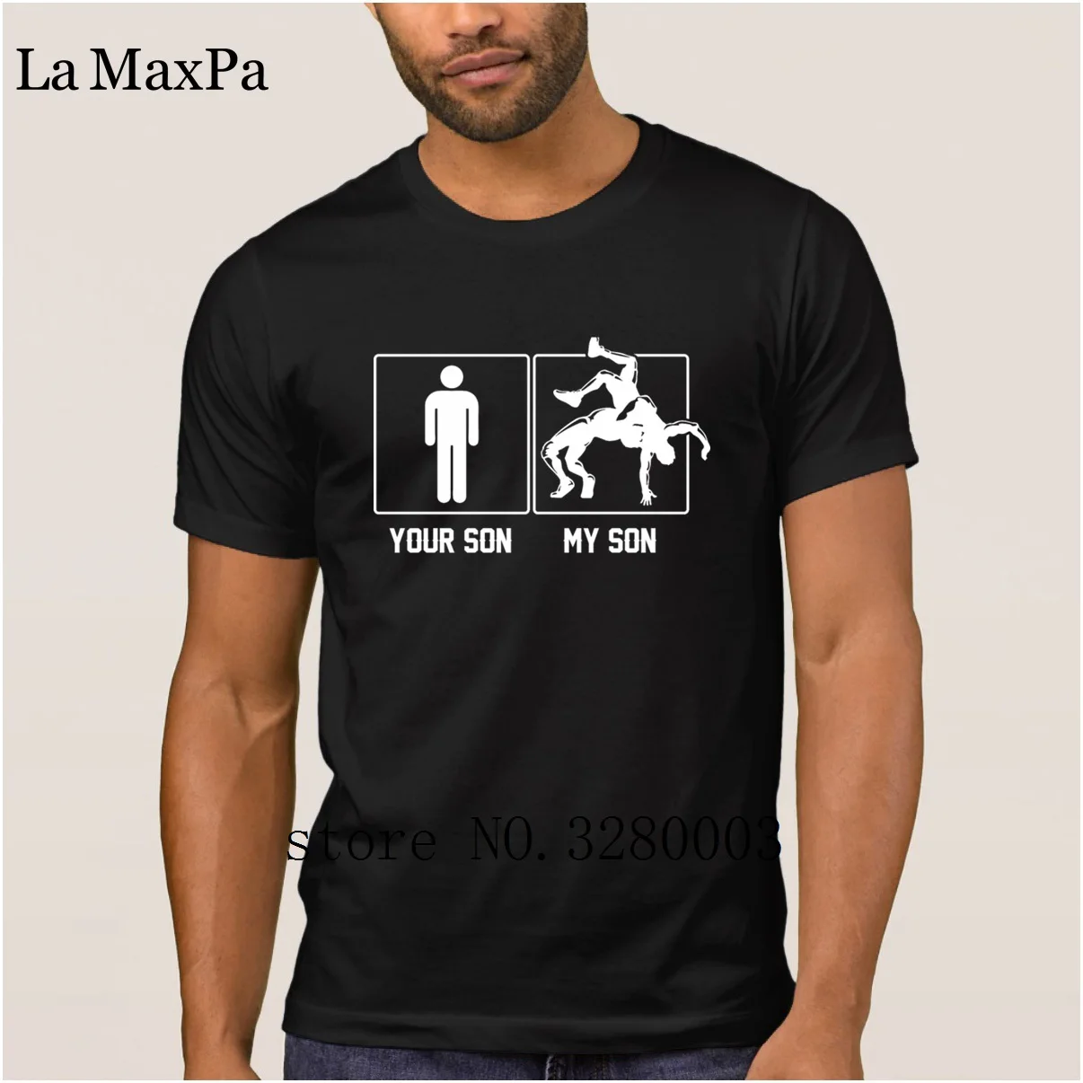 Asmenybės Pastato vyriški marškinėliai jūsų sūnus mano sūnus imtynių imtynininkas t-shirt vyrams vasaros Įprastos medvilnės marškinėlius paprastas Mielas