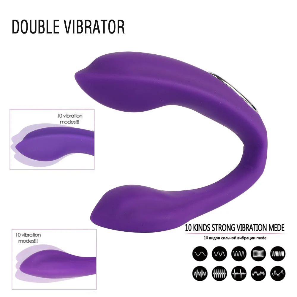 G Spot Vibratorius U Tipo Silikono Clit Vibratorius 10 Greičio Lesbiečių Makšties Vibratorius ir Nuotolinio Valdymo Masturbuotis Suaugusiųjų Sekso Žaislas Moterims
