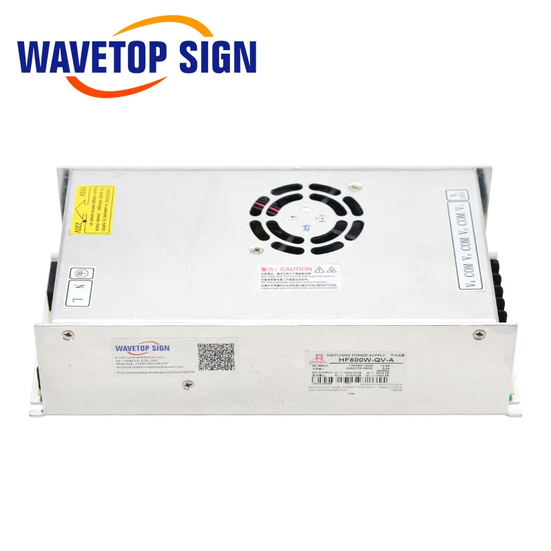 WaveTopSign impulsinis Maitinimo šaltinis HF500W-QV-Išvesties 24V15A 15V5A 5V5A Triple Produkcija Lazerinio Ženklinimo Mašinos