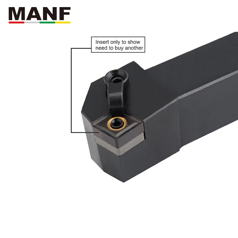 MANF Tekinimo Įrankio laikiklis 25mm MCKNR-1616H12 Tekinimo, Pjovimo, Metalo Pjovimo Toolholder Išorės Tekinimo Turėtojas CNMG CNC Tekinimo staklės