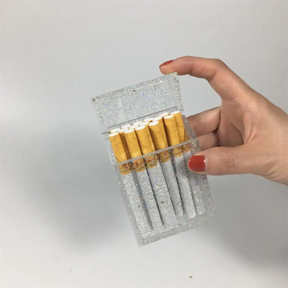 Akrilo Cigarečių Dėžutė Kišenėje Cigarečių Atveju Saugojimo Dėžutė Cigarų Atvejais Nešiojamų Dėžės Streetstyle Vyras, Moteris