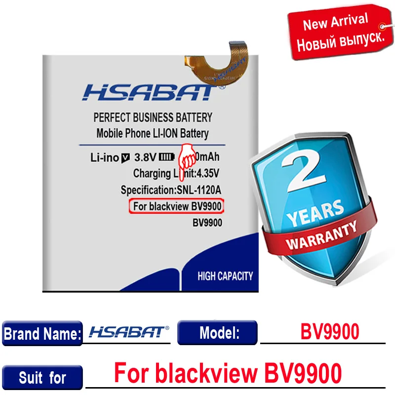 HSABAT 5200mAh DK015 Didelės Talpos Bateriją Blackview BV9900 BV9900 Pro Išmaniųjų Telefonų