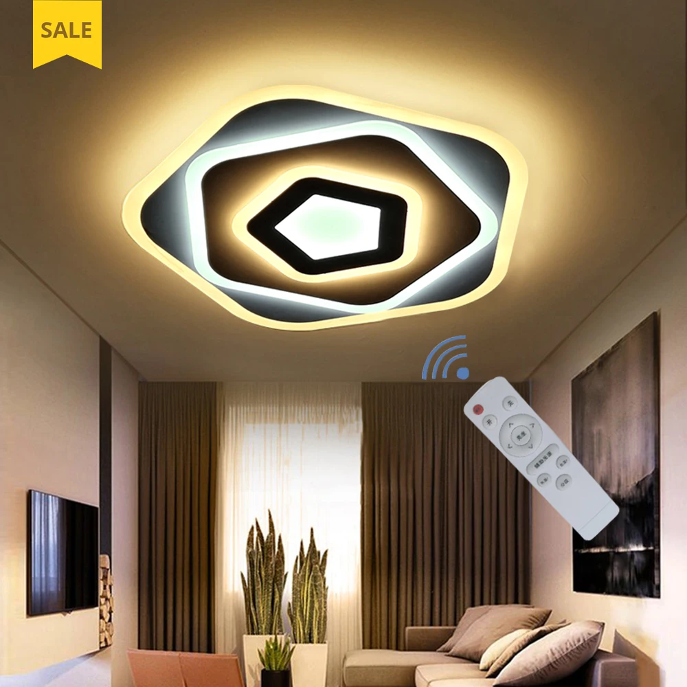 Šviestuvo LED Lubų Liustra-Ultra plonas Patalpų Apšvietimas Baltos spalvos svetainė, Miegamasis, Valgomasis LED Šviestuvo 220V