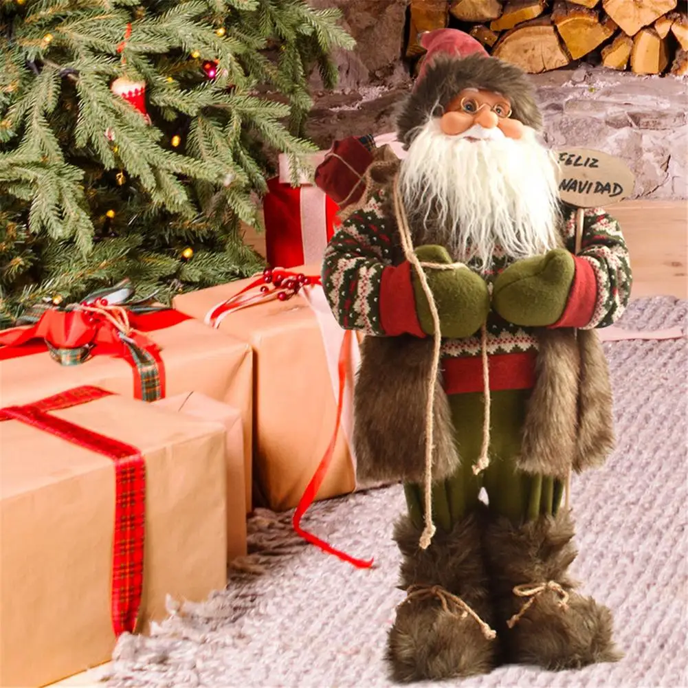 Kalėdų Papuošalai Stalo Apdailos 45CM Didelis Santa Claus Lėlės Naujųjų Metų Vaikas Dovana Kalėdų Eglutė Dekoras Vestuves Prekes