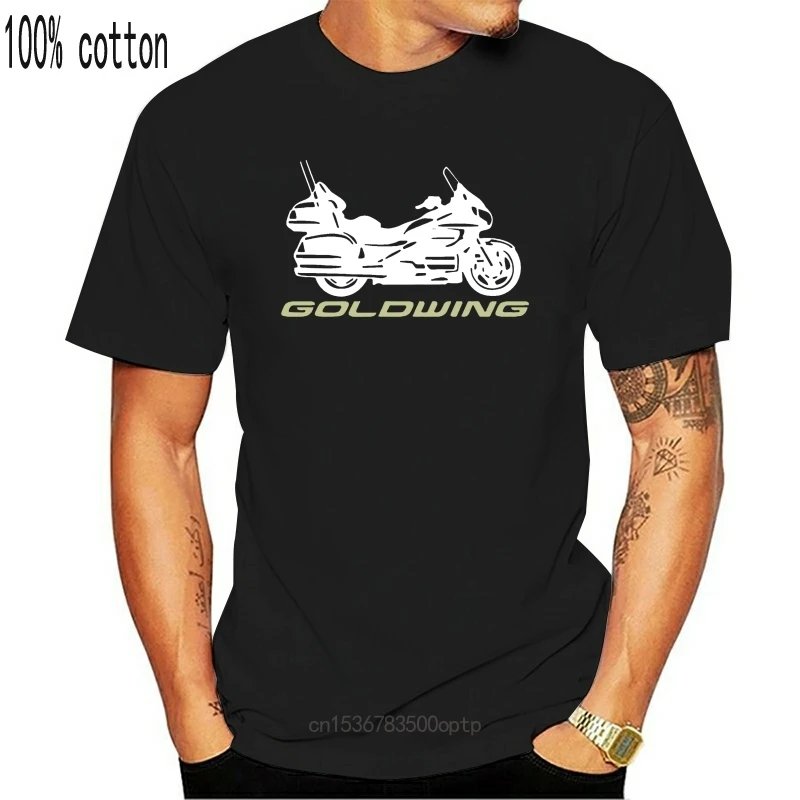 Naujos T Marškinėliai, Unisex Juokinga Viršūnes Tee Marškinėliai Hon Goldwing Gold Wing 1800 Gl1800 Motociklo Motorrad