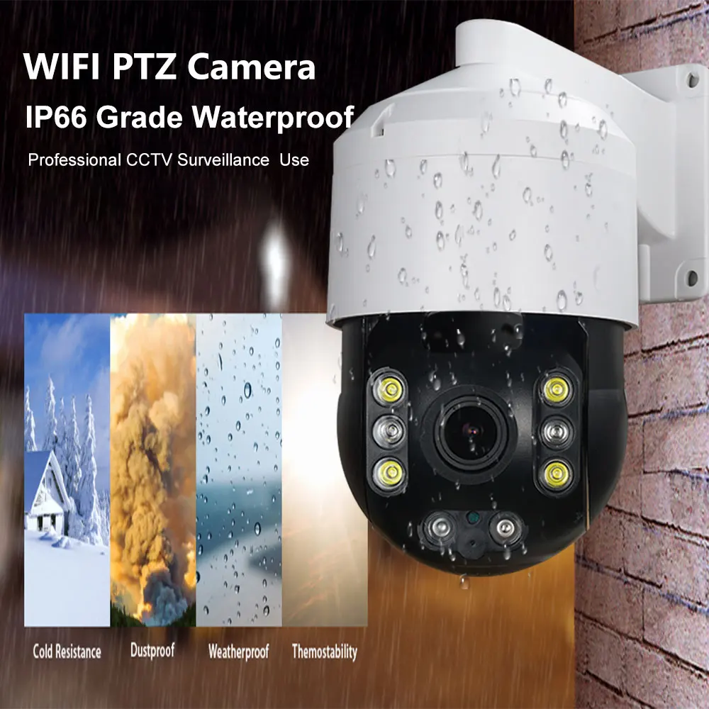 H. 265 MINI WIFI PTZ vaizdo Kameros IP 1080P Belaidės IP Kameros 360 Sukimosi 2MP, 30X Priartinimas, 2-Way Audio P2P Mobilųjį Peržiūrėti SD Lizdas Žvaigždės