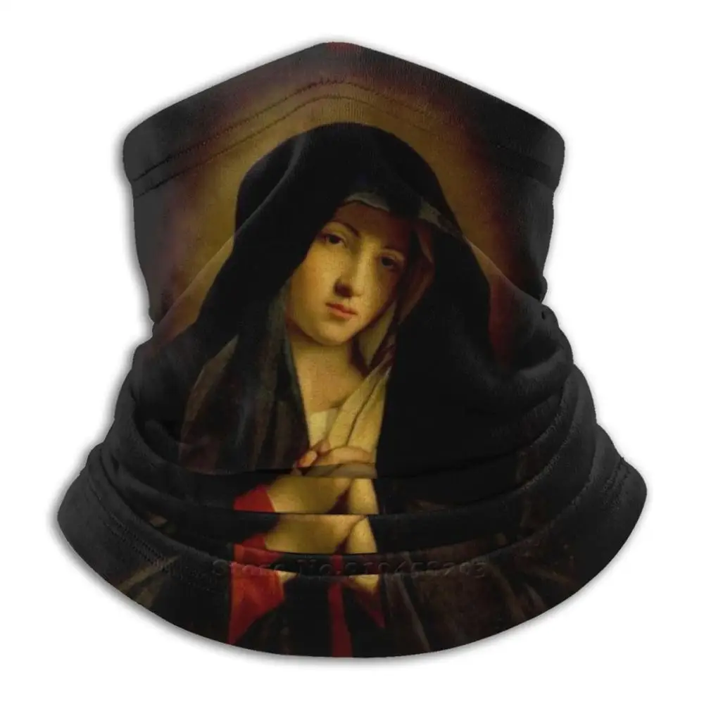 Our Lady Of Sorrows Dolorosa Mergelės Marijos Saint Katalikų Kaukė Mikropluošto Kaklo Šilčiau Bandana Šalikas Veido Kaukė Skausmus Dolorosa