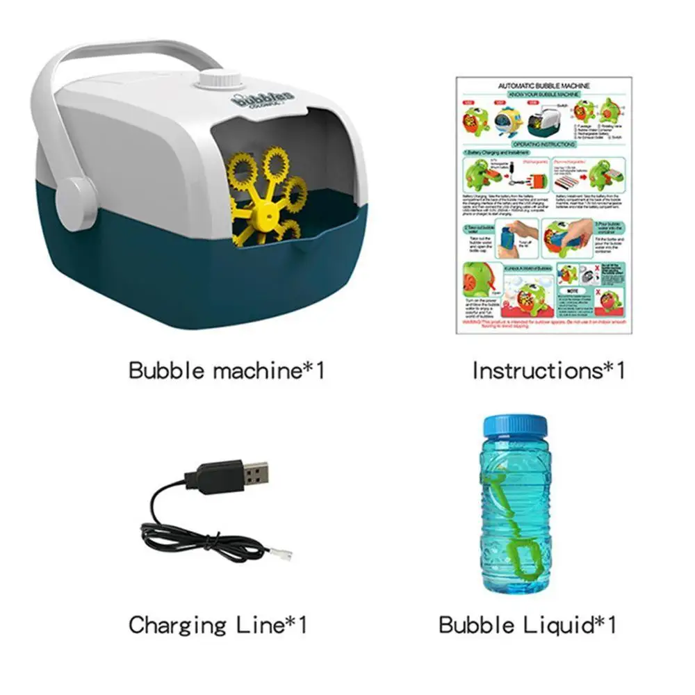 Burbulas Mašina Automatinė Burbulo Pūtimo Šalis, Gimtadienis, Vestuvės Burbulas Maker Vasaros Lauko Žaislų Vaikams Dropshipping