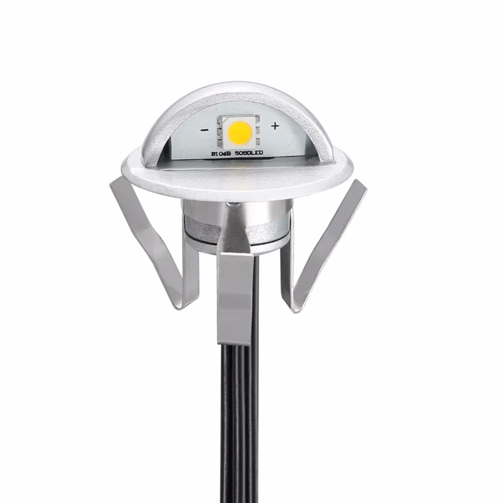 10X 35mm Žemos Įtampos Half Moon LED Denio Geležinkelių Žingsnis Laiptų, Tvoros Žibintai WIFI Valdytojas Blankesnė, Laikmatis, 