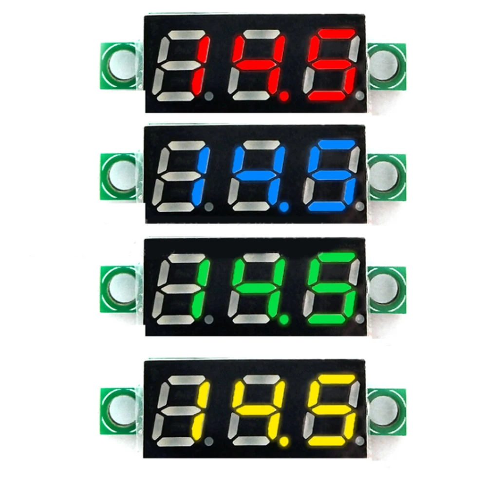 1PCS 0.28 Colių Skaitmeninis LED Mini Ekrano Modulis DC2.5V-30 V DC0-100V Voltmeter Bandymo Įtampa