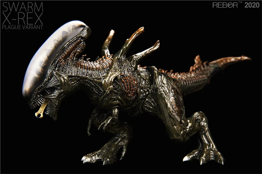 REBOR 1:35 Masto Svetimų Tyrannosaurus X-REX 160567 Metalo Perų Viešpats 43 cm Suaugusiųjų Dinozaurų Modelis Žaislas