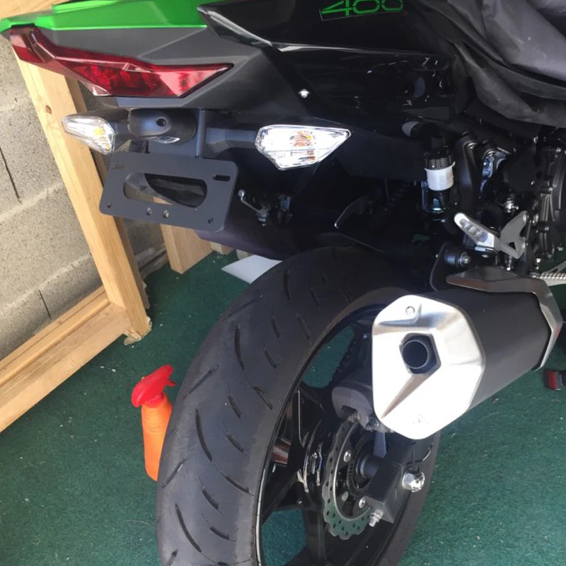 Tinka KAWASAKI Ninja 400 Z400 2018 2019 2020 Motociklo Galiniai Tvarkinga Aliuminio Licenciją Plokštelės Laikiklis Sparno Eliminator Kit