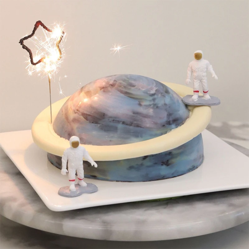 Sprial Apvalios Planetos Formos Silikono Tortas Pelėsių Putėsiai Šokolado Desertas Pyragas Apdaila Formų Virtuvės Kepimo Įrankiai