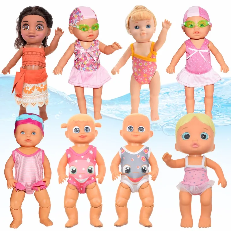 Kūdikių Plaukimo Lėlė Atspari Vandeniui Švietimo Protingas Elektros Lėlės Vandens Pramogos Jungtinio Kilnojamojo Plaukti Lėlės Kūdikiams, Žaislų Mergaitėms Dovanų