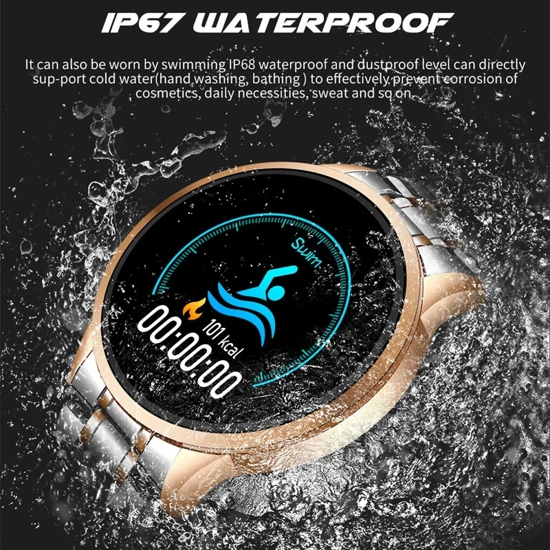 LIGE 2020 Naujas Smart Žiūrėti į Vyrų, Moterų Sporto laikrodis LED ekranas atsparus Vandeniui Fitness Tracker 