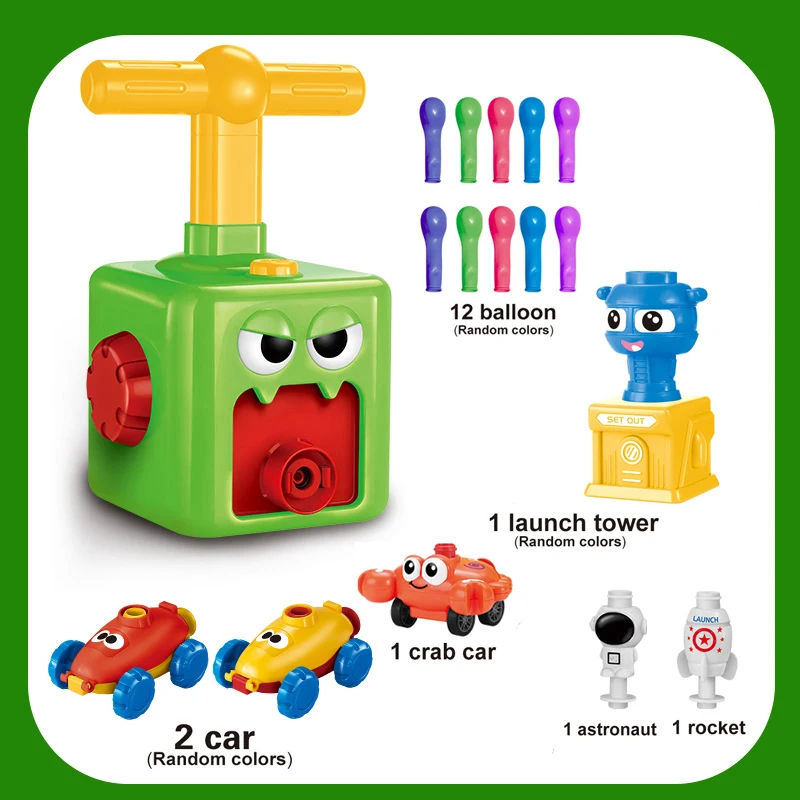 Žaislas Edukologija, Elektros Balionas Automobilių Montessori Žaislai Eksperimento Žaislas Inercinės Paleidimo Bokšto Automobilių Žaislai Vaikams Dovanų