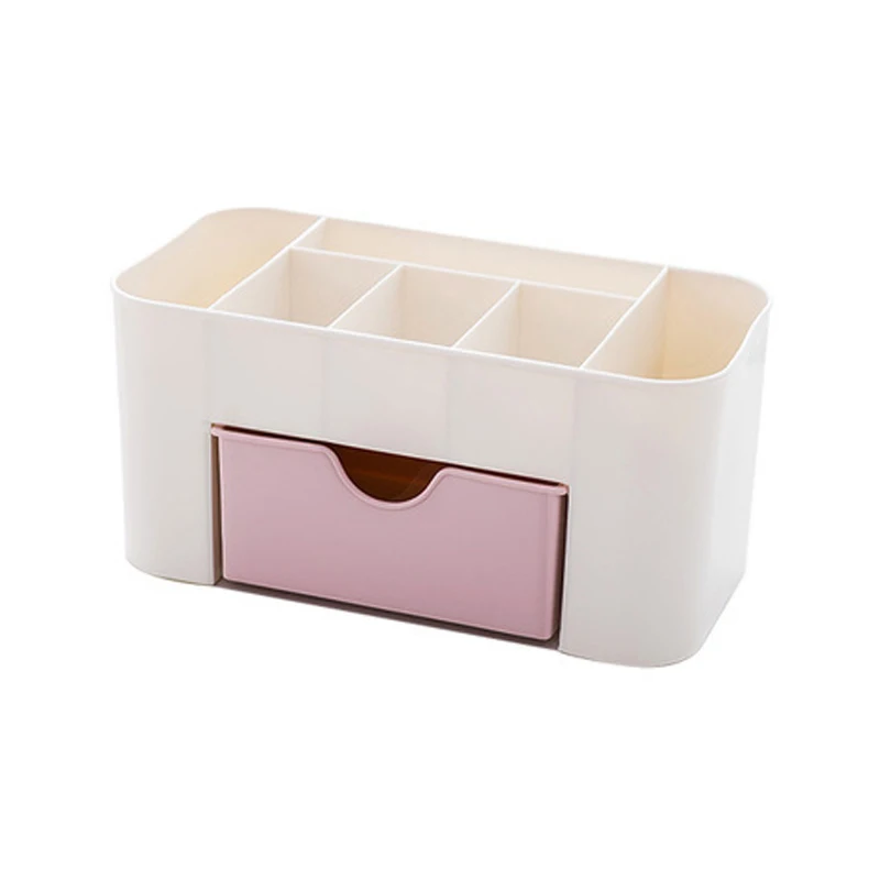 Makiažas Organizatorius Darbalaukio sudaro Šepetys Storage Box, Multi-funkcija Papuošalų Dėžutės Saugojimo Kosmetikos Konteinerių Atveju Su Mažų Stalčių