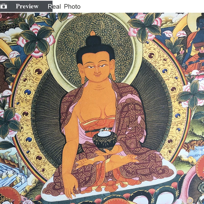 Sakyamuni Budos Religinių Įsitikinimų Thangka Drobė Spausdinti Tapybos plakatus Sienos Nuotraukas, gyvenamojo Kambario, Prieškambario Namų Puošybai