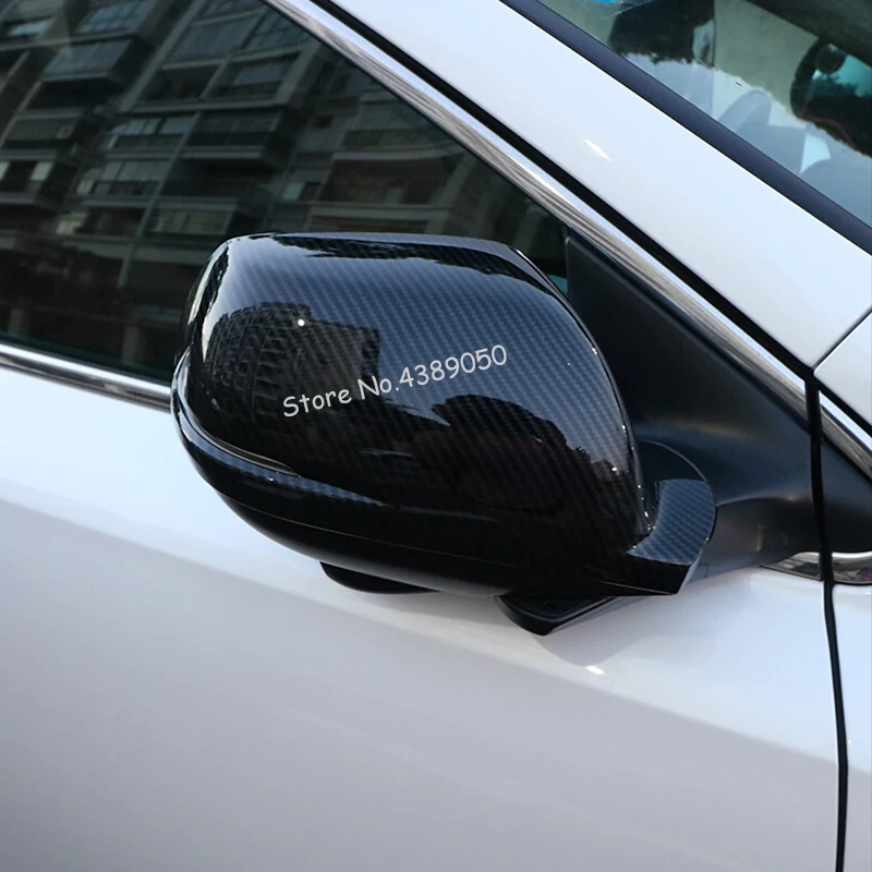 Honda CRV 2013 M. M.,-2017 2018 ABS Anglies pluošto Automobilio galinio vaizdo veidrodis dangtis apdaila, Automobilių Stilius Auto Reikmenys, 2vnt