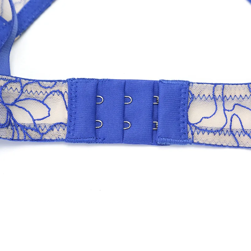 Naujas ultra plonas skaidrus Europos ir Amerikos moterų liemenėlė kostiumas seksualus apatiniai siuvinėjimo nėrinių liemenėlė, diržas