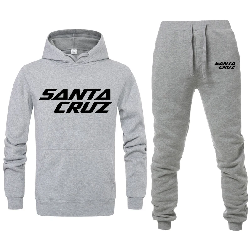 Santa Cruz Kalnų Dviračių Hoodies Palaidinukė Vyrų/Moterų Tracksuit+Sweatpant Nustatyti 2020 M. Atsitiktinis Hip-Hop Hoodie Vyrų Megztinis Su Gobtuvu