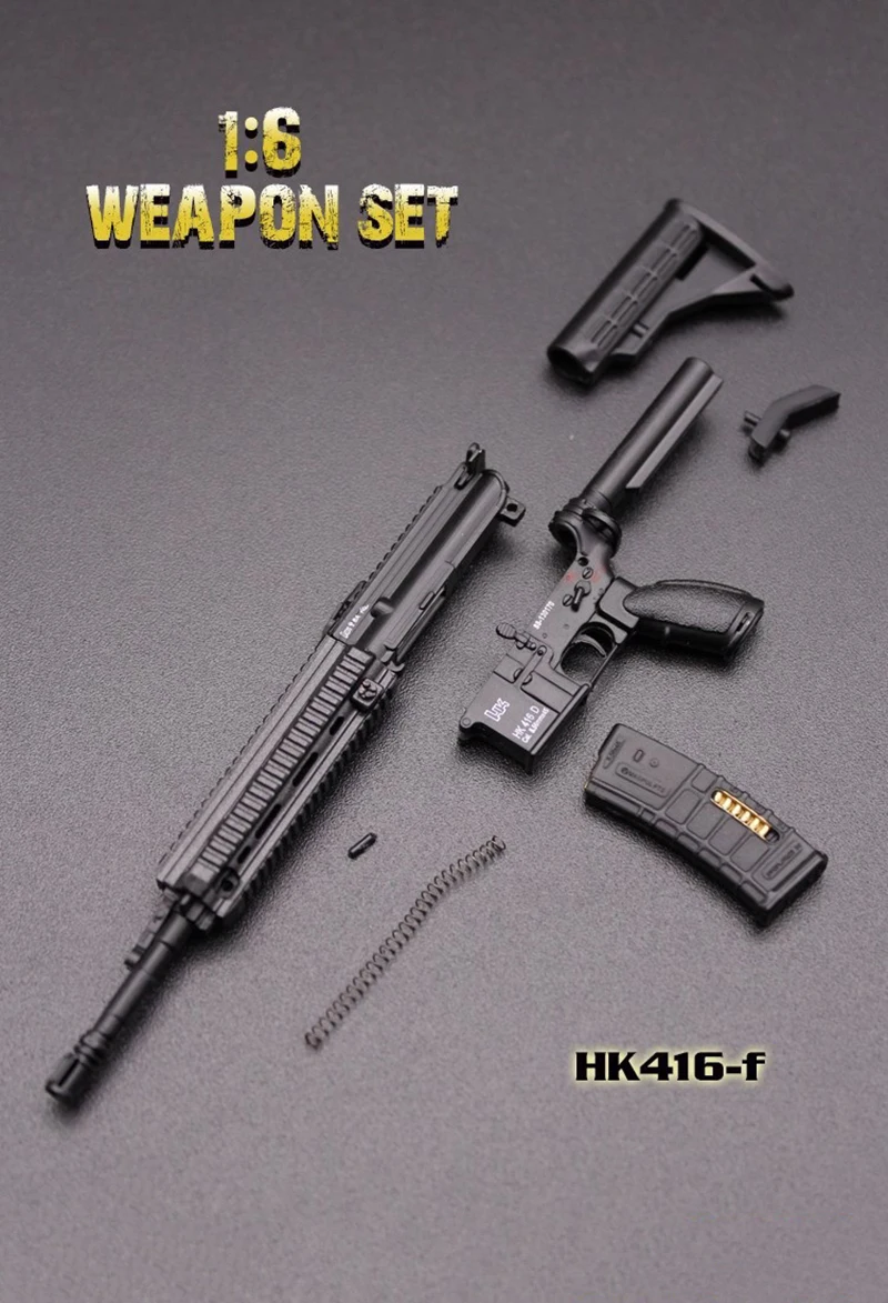 1/6 Masto mini kartus žaislai 1/6 HK416 serijos M4 serijos Šautuvas, Pistoletas Ginklas Modelis Žaislai F 12