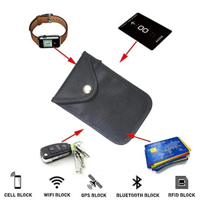 Automobilio Raktas Signalo Blokatorius Dėklas RFID /GSM /NFC Blokavimo Mobilųjį Telefoną Blokuoja Gynėjas nuotolinio valdymo pultai Valdymo Įrašas Fob Guard Signalas Dėklas