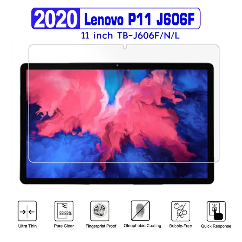 Tabletę Grūdintas Stiklas Lenovo P11 TB-J606N TB-J606L Screen Protector for 2020 Lenovo Xiaoxi Trinkelėmis P11 J606F 11 colių Stiklo Plėvelės