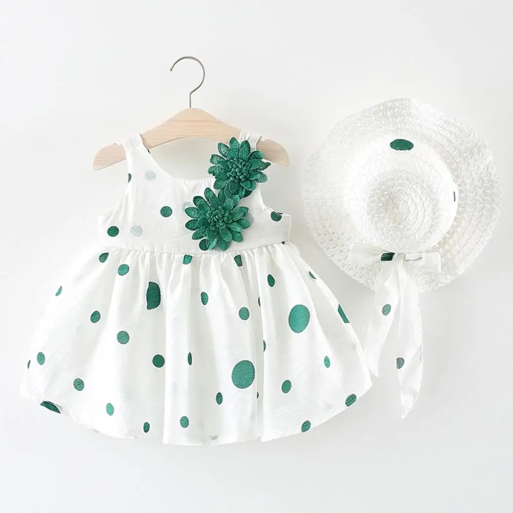 Kūdikių Dress Nustatyti Baby Girl Vasaros Suknelė 