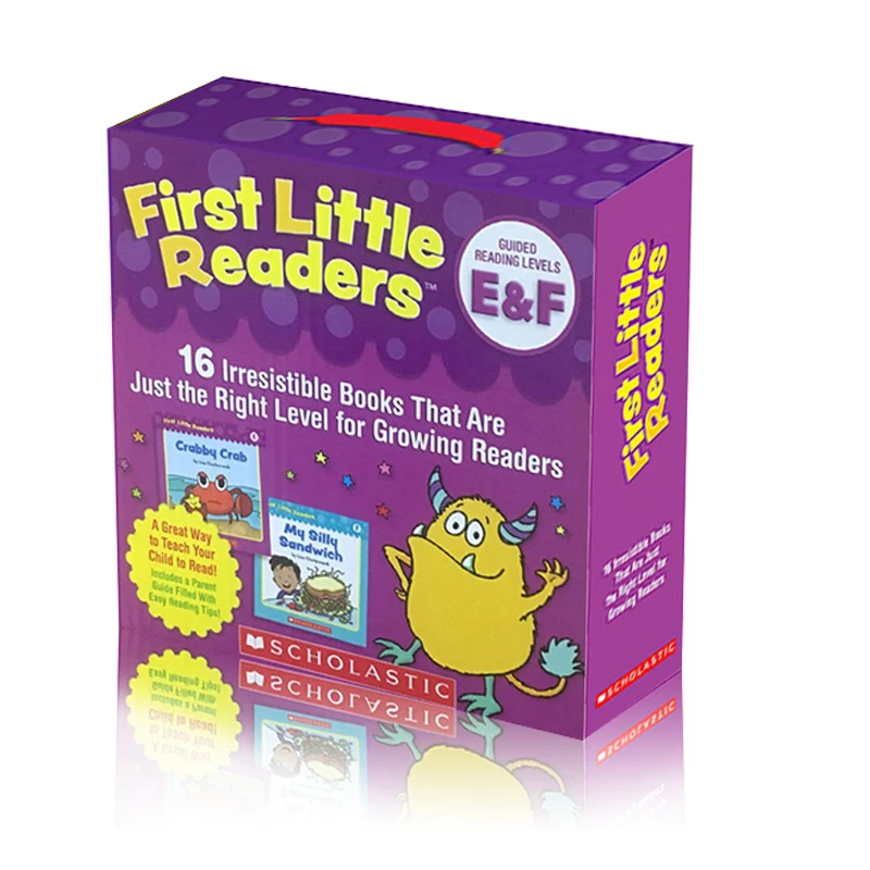 16 Knygų/set Pirmoji Mažai Skaitytojų EF Išmokti Skaityti Tėvams Švietimo Žaislai Klasėje, anglų kalba, Istorija, Knygos Vaikams