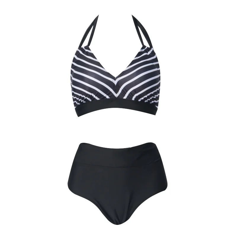 2020 Juostele Moteris Plius Dydis maudymosi kostiumėlį, Atskiros Moterų Backless Gilia V Maudymosi Kostiumą, Didelis Plaukimo Bather Moterų Tvarstis maudymosi Kostiumėliai